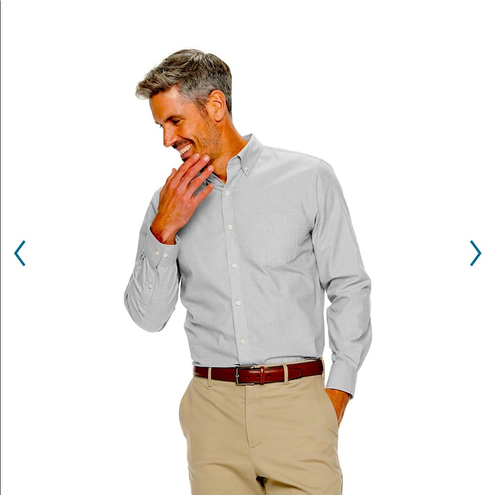 Slim fit button down shirt